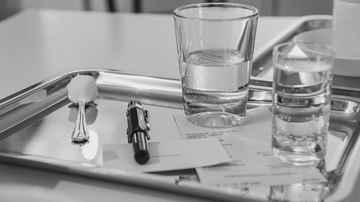 Assorted small objects arranged together on a tray